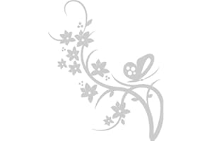 LIGHTNINGSIGNS Butterfly Etch Effect, Frosted Vinyl Window Sticker