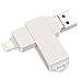 Produktbild JTY USB Flash Drive Memory Stick, iOS Flash Drive iOS Externe Speicher, USB 3.0 Drive 3 in 1 Lightning Memory Storage Pen Drive