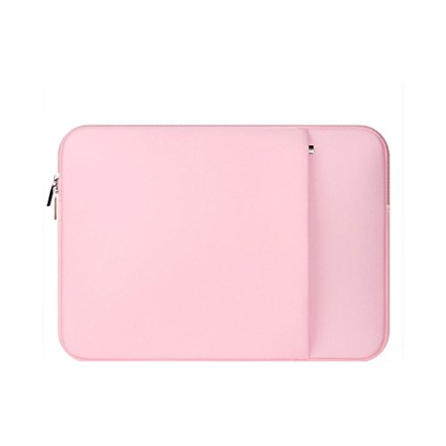 Reißverschluss Laptop Hülle Schutz Hülle Case Cover Schutzabdeckung Notebook Hülle für MacBook Pro / Air - Rosa, 13 Zoll