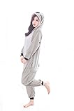 Unisex Adult Kigurumi Grau Koala Tier Cosplay Neuheit Homewear Onesies Nachtwäsche erwachsene Karikatur Karneval Weihnachten Halloween-Kostüm -