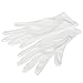 Membrane White Silk Moisturising Gloves Adult Eczema Hands Skincare One Size - Unisex