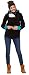 Zeta Ville - Women's Top Maternity Hooded Sweatshirt Babywearing Carrier - 032c (Black, UK 16/18, 2XL)