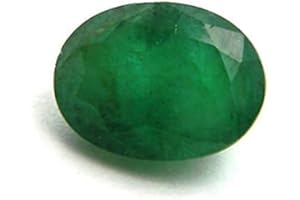 LMDPRAJAPATIS Natural Emerald Panna Stone 6.25 Ratti / 5.00 Carat Lab Certified Loose Gemstone Oval Shape