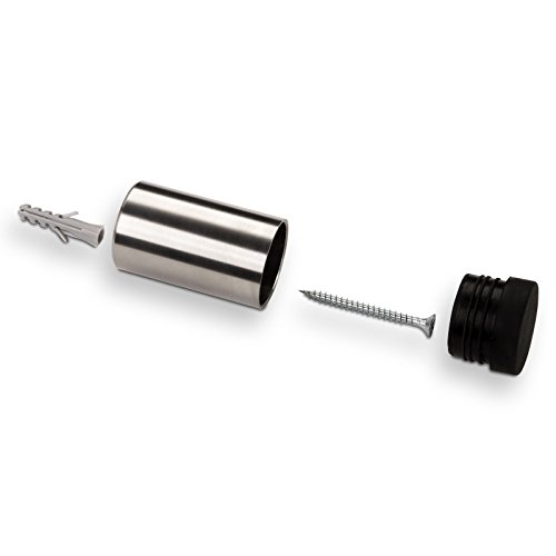 SO-TECH® Türstopper TOPPER echt Edelstahl Ø 30 mm Wandabstand 60 mm Wandtürstopper - 3