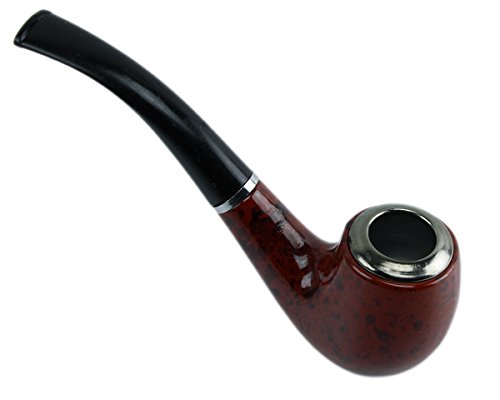 Klassik Tabak Pfeife Rote Pfeife Pipe Wurzelholz Optik