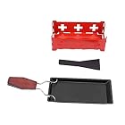 veklblan 1set Kreativen Käse Pan Eisen Non Stick Rachael Grill Rack-Käse Schmelzen Pan Candlelight Beheizte… – Bild 3
