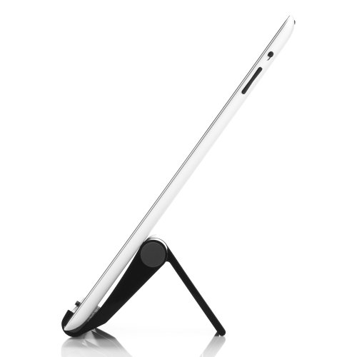 deleyCON Universal Tablet Ständer – Winkel verstellbar für iPad / Galaxy Tab usw – mit & ohne Case nutzbar – Schwarz - 3