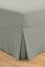 Produktbild 100% ägyptische Baumwolle, weich, Bettvolant, Rock, Matratzenauflage, 200 TC Super King Fitted Valance grau