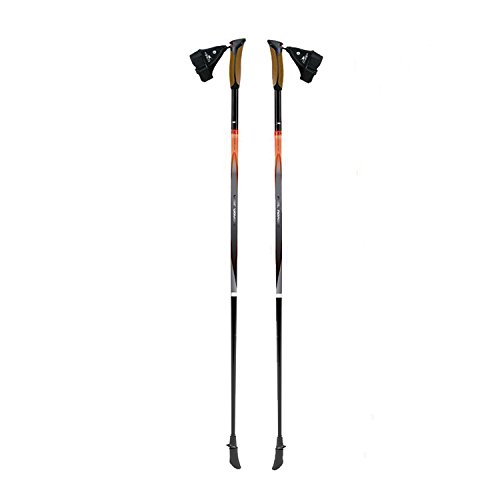 Nordic Walking Stöcke schwarz/rot 115 cm Nordic Walking Stöcke schwarz/rot 115 cm