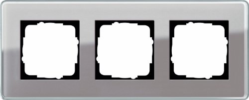 Preisvergleich Produktbild Gira 0213522 Abdeckrahmen 3 fach Esprit Glas C, umbra