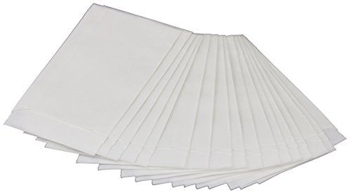 100 weiße Flachbeutel 6,3 x 9,3 cm Verpackung für Freudentränen Taschentücher, zum Basteln, als Gastgeschenk usw. -TOP QUALITÄT aus Deutschland von KuschelICH (100 Stk) - 2