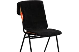 ‎STOOV STOOV Big Hug - Kabellose Wärmedecke - Infrarot mit Abschaltautomatik - 1.5 bis 3 Stunden Wärme - 40x110 cm - Wollig Schwarz