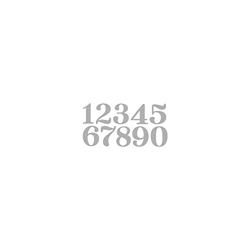 RAYHER 59235000 Stanzschablonen Set, Big Numbers, SB-Btl, 10 Stück, 1,5-2,8 cm - 2