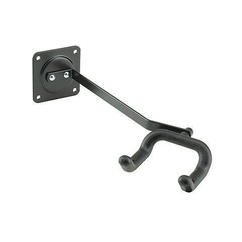 Preisvergleich Produktbild K&M 16255 Gitarren-Wandhalter schwarz