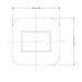 Biard LED 8W 2D Light 4 Pin Design Low Wattage Energy Saving 120mm x 120mm TÜV, RoHS and CE compliant available in Cool White & Warm White Cool White