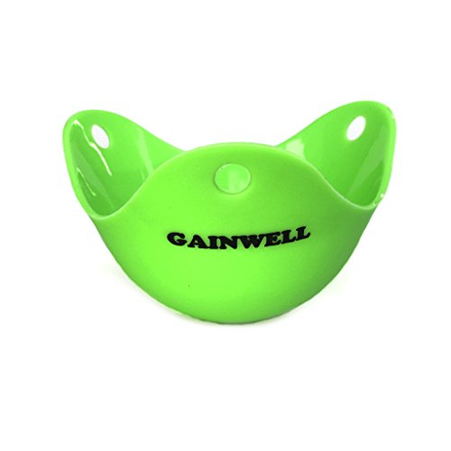 Silikon-Eierkocher zum Pochieren von Eiern – EIERPOCHIER-SET 4-teilig – Extra robust – Keine klebrigen Formen – Hohe Qualität – Einfaches Pochieren von Eiern – GAINWELLGarantie auf Lebenszeit! Ei Kocher / Luftbefeuchter / Eierkocher Tassen / Egg Pan / Eierkocher pan / Eierkocher Silikonhülsen / Eierkocher / Küche / Verlorene Eier / Eier Pochiertopf - 4