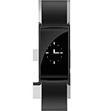 GSANSAN Armband LYBBA Smart Armband Bluetooth Übung Meter Blut Sauerstoff Blutdruck Test Laufen Fitness Spezielle,Black