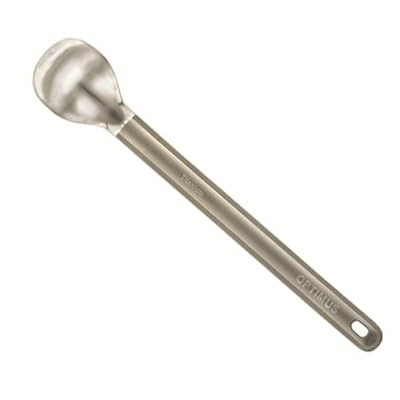 TOAKS Titanium Long Handle Spoon with Polished Bowl by TOAKS
