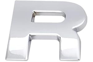 BINGOHOBBY Metallo 3D alfabeto lettera DIY Logo Decalcomanie e adesivi Auto e Moto