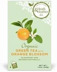 Heath & Heather | Organic Green Tea & Orange Blossom | 8 X 20 Bags