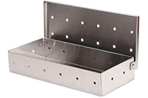 Exstream Barbacoa para ahumar astillas de madera, manzana, haya, roble, cereza, 100% natural, sin productos químicos (caja para ahumar)