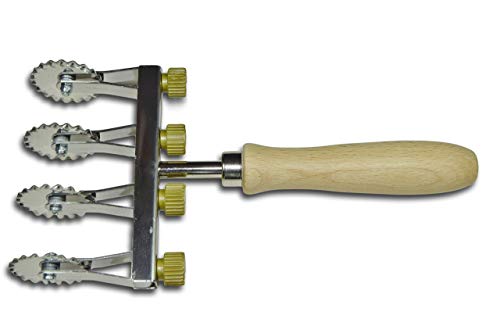 Elettro Center Tagliapasta Regolabile 4 Lame Inox Dentate Cod. 990170