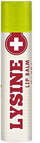 LYSINE Lip Balm 0.15 oz (4g) Tube - Lip Care Stick - for Chapped Lips - Buy 2, get a 3rd EXTRA Tube for FREE ! - 1st Class P&P