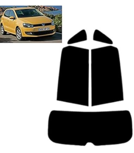 Tönungsfolie Mercedes C-Class W203 - Passgenau 35% Mittelschwarz Für Seiten-/Heckscheiben