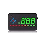 gps speedometer boot Screen 3.5 inch HD display Winkey Tachometer, Car Digital GPS Speedometer A2 Head Up Display Overspeed Warning,Compass, Speed Alarm,Free Switch Between km and Miles