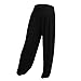 Produktbild ASHOP Damen Hose, Frauen Modal Beiläufige Einfarbig High Waist Elastisch Haremshose Aladinhose Yogahose Strecken Sporthose Freizeithose Casual Lange Hose Streetwear Outdoorhose (Schwarz,XXXL)