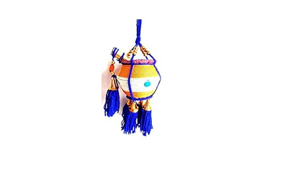 Buy Elegance Central Krishna Butter Pot Wall Hanging Multi