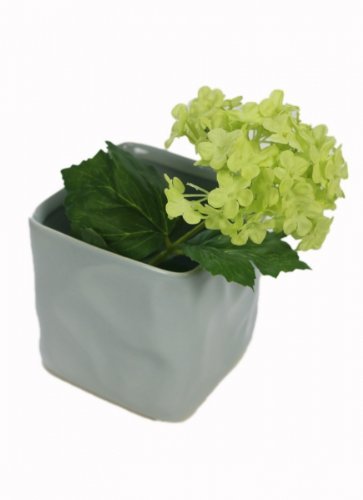 Preisvergleich Produktbild Blumenübertopf hellblau Menge:1Stück