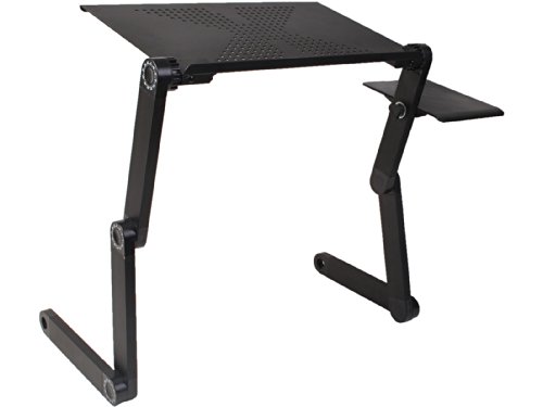 Klappbar Betttablett Betttisch Notebook Ständer Laptoptablett Notebooktisch Notebookständer Laptopständer Laptoptisch Laptop Bett Tisch Computertisch PAD Halter Faltbar - 5