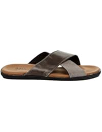 BULLBOXER - Sandalias de vestir de Cuero para hombre marrón marrón oscuro
