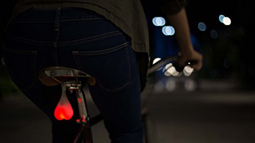 Original Bike Balls – LED Fahrradlicht Hinten Silikon batteriebetrieben (Inklusiv) Lustig Rücklicht - 2
