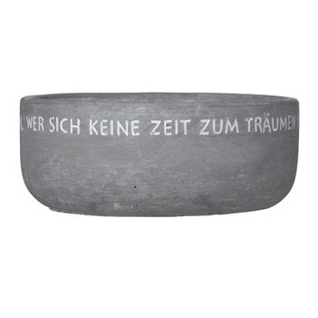 Zuhause - Betonschale - Wer sich keine Zeit....