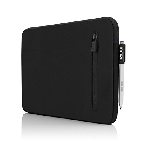 Incipio ORD horizontale Tasche für Microsoft Surface 3 – von Microsoft zertifizierte, gepolsterte Nylon-Schutztasche inkl. Außentasche – schwarz - 3