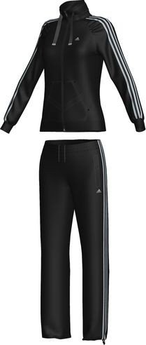 Preisvergleich Produktbild adidas Polyanzug Damen, schwarz, 36
