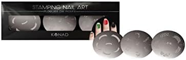 Konad Stamping Nail Art – Pack of Three Disc Plate – M19 M36 and M56