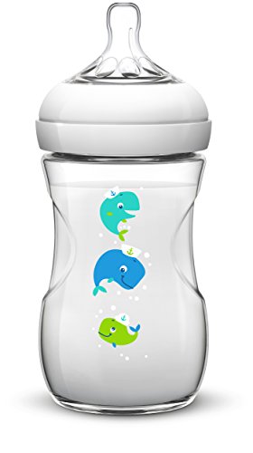 Philips Avent Anti-Kolik Naturnah-Flasche SCF627/25, transparent, Wal, 260ml, 1er Pack - 6
