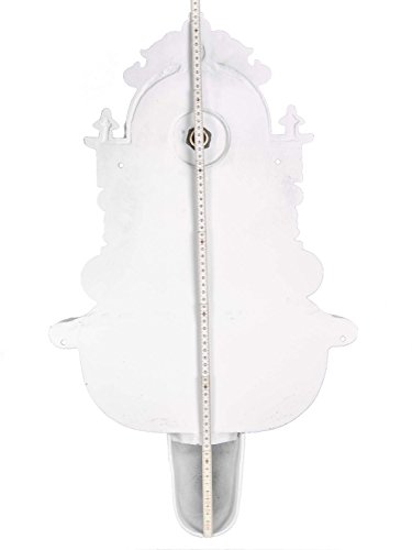 Waschbecken Brunnen Wandbrunnen 72,5cm Alu Garten im antik Stil weiß fountain - 5