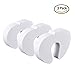Foam Door Stopper Finger Pinch Guard for Baby Safety - 3 Pack (White)