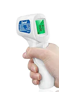 Krona Infrared Forehead Thermometer Non-Contact Accurate Digital Temperature Gun immediate Result Thermometer Gun with LCD Display for Infants and Adults