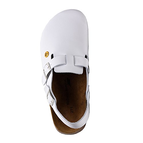 Wellness Komfort+ Herren Tieffußbett Clogs weiss - 3