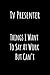 Produktbild Tv Presenter Things I Want To Say At Work But Can't: Blank Lined Notebook Journal Coworker Gag Gifts