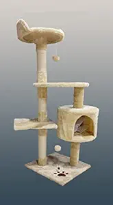 Smarty Pet Cat Activity Tree 3 Level Platform with Scratching Post Model No MT04.