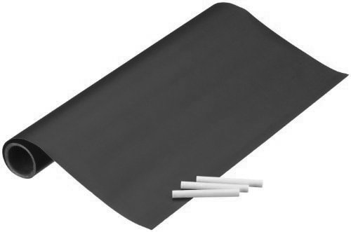 GHZ-Matra 107398-A1 Tafelfolie inklusive 3 Kreidestiften, schwarz