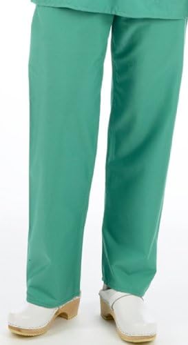 Medical Scrub TROUSER - Reversible, Unisex Blue or Green (Complies with Infection Control Policy) (Extra Large, Jade Green)