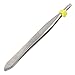 TOOGOO(R) Silver Tone Stainless Steel 3.5" Length Tweezer for Eyebrow