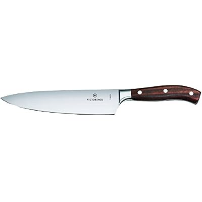 Victorinox Grand Maître Couteau de Chef, Acier Inoxydable, Brun, 30 x 5 x 5 cm